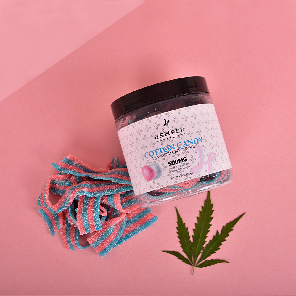 Cotton Candy Gummies by Hemped NYC