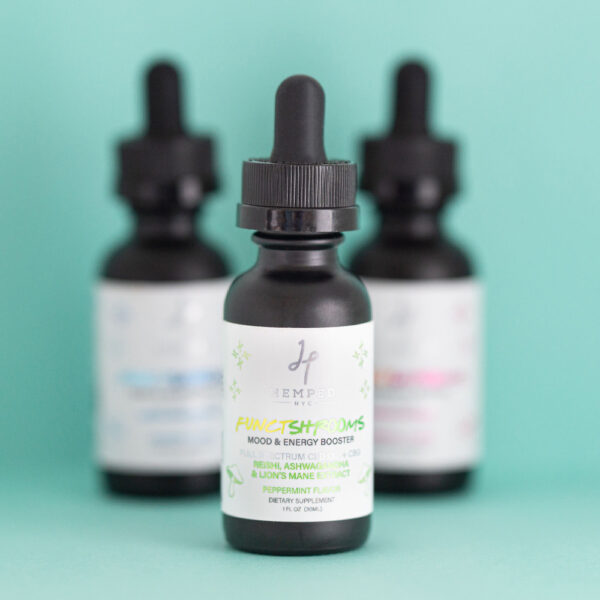 Functional Shrooms Oil for Mood & Energy Support Peppermint Flavor