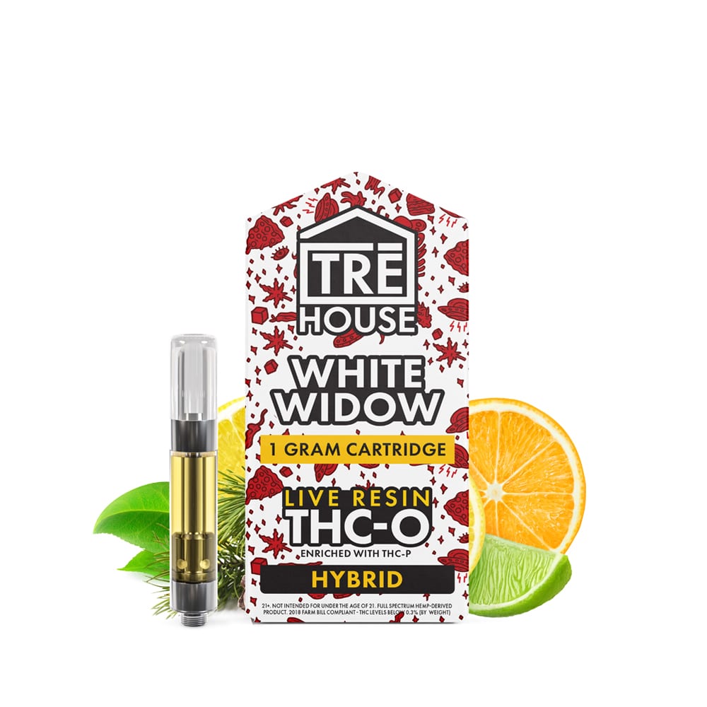 tre house thc-o white widow cartridge